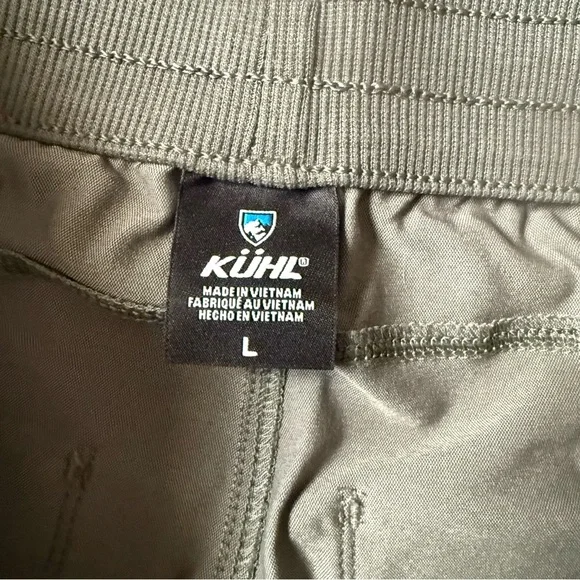 Kuhl hiking Shorts sz L Olive - Picture 3 of 3